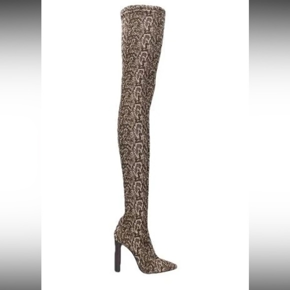 Saint Laurent Snakeskin Boot - Picture 1 of 8